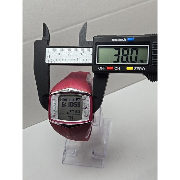 Polar FT60 Activity Tracker Watch Only Pink Tested New Battery 30M WR *READ - Picture 4 of 10